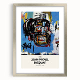 Textured abstract art print featuring dynamic black and white strokes on a silver-framed canvas, ideal for bedroom art.