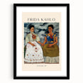 Extra large canvas featuring a colorful, abstract portrait of Frida Kahlo with textured details, ideal for living room decor.