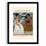 Extra large canvas featuring a colorful, abstract portrait of Frida Kahlo with textured details, ideal for living room decor.
