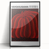 Large abstract wall art featuring polka dots and nets in bold colors on a framed acrylic, ideal for modern art wall decor.