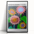 Large abstract wall art in black and white, featuring mid-century modernist patterns on a framed acrylic.