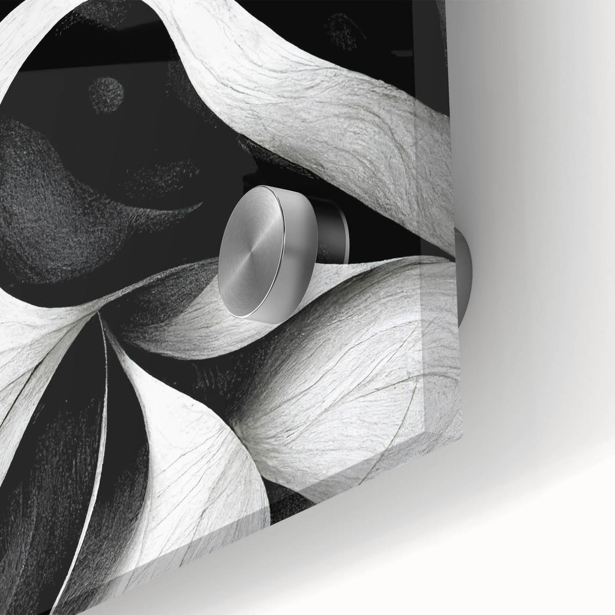 Black and White Office Wall Art – Modern Abstract Corporate Design