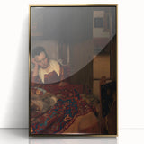 Classic Baroque Art - A Maid Asleep Wall Art Print