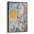Vibrant Cubism Wall Art - Geometric Abstract Art with Bold Colors