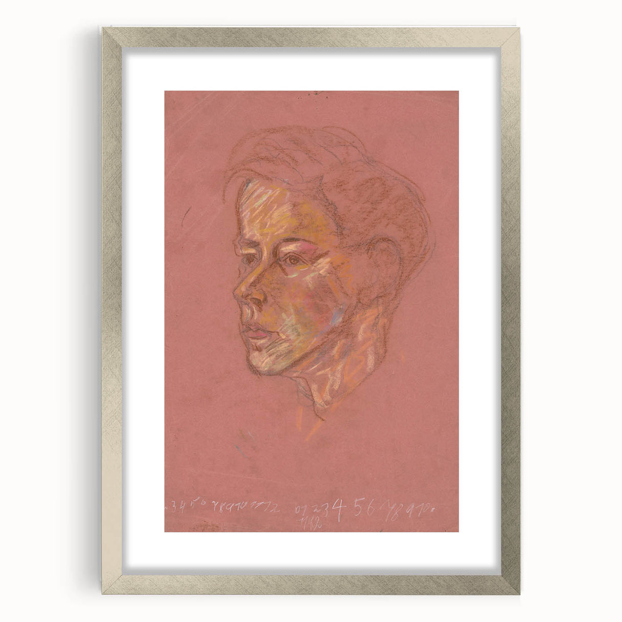 Expressionist Portrait - Modern Abstract Expressionism Art Print