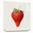 Acrylic glass wall art of assorted fruits in bright colors, suitable for dining room decor.