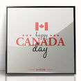 Happy Canada Day Wall Art - Canadian Flag Wall Art & Maple Leaf Wall Art