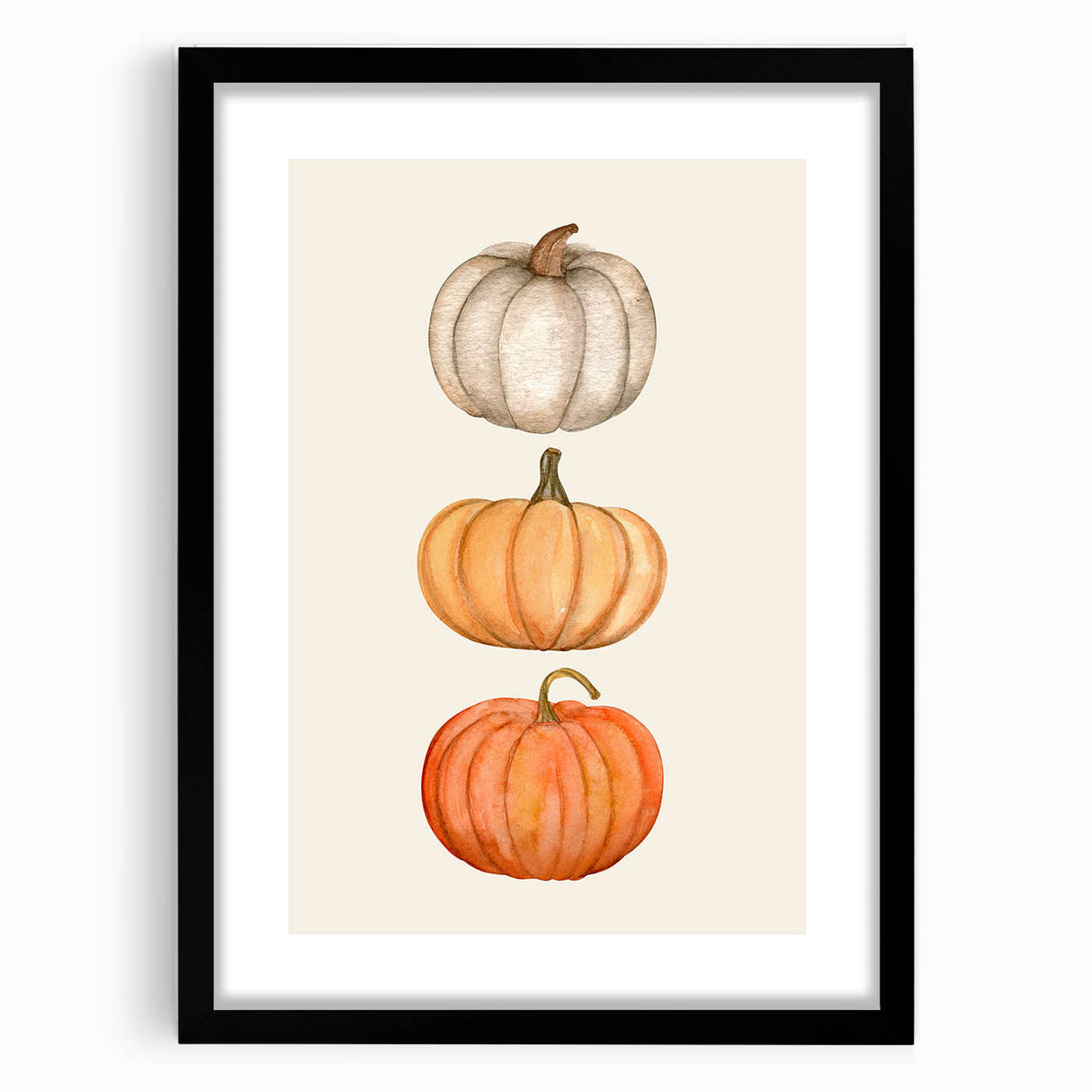 Stacked Pumpkins Halloween Canvas Art - Spooky Wall Decorations