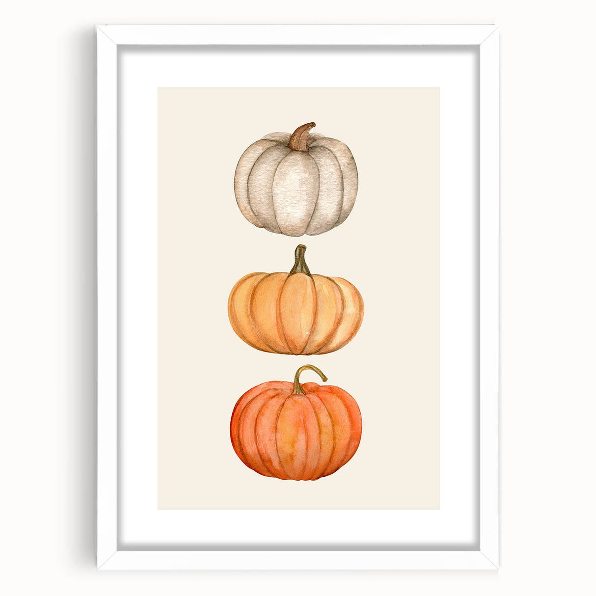 Stacked Pumpkins Halloween Canvas Art - Spooky Wall Decorations