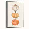 Stacked Pumpkins Halloween Canvas Art - Spooky Wall Decorations