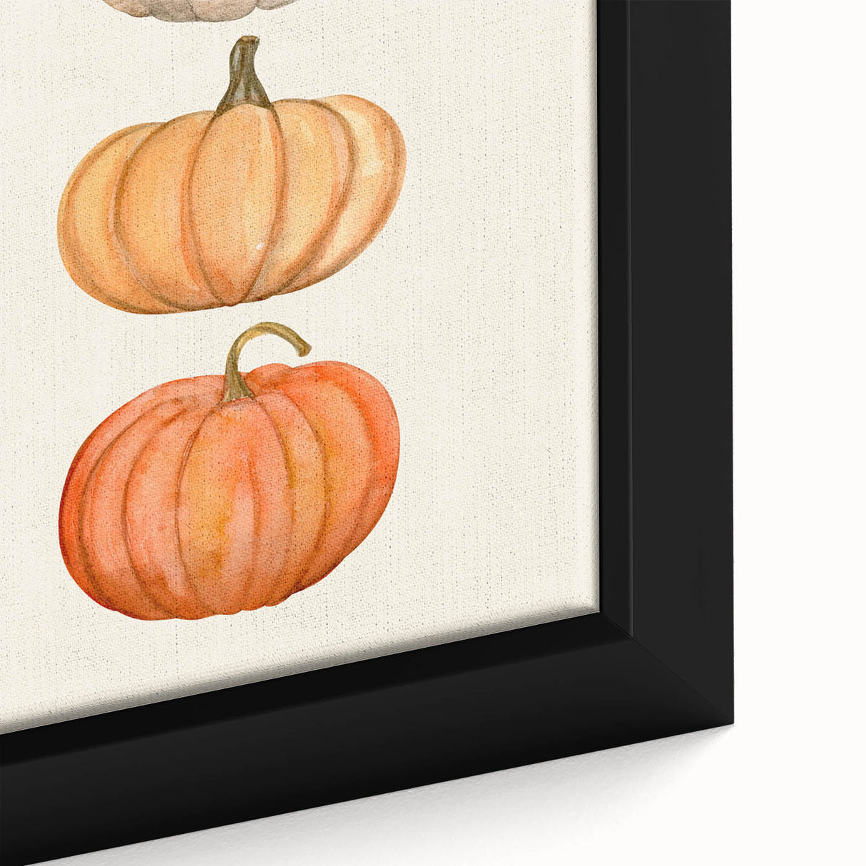 Stacked Pumpkins Halloween Canvas Art - Spooky Wall Decorations