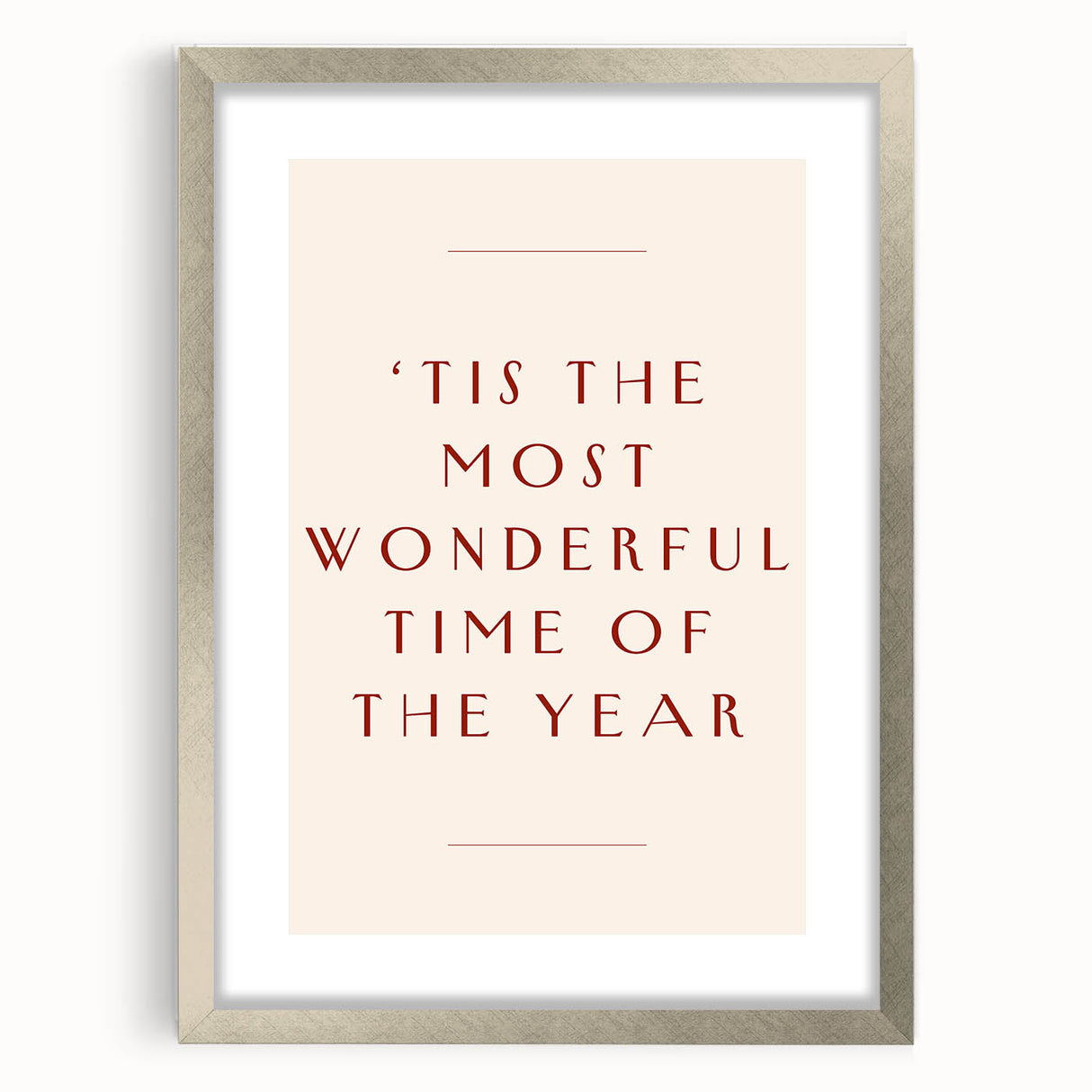 Tis the Most Wonderful Time - New Year Wall Art Print