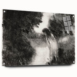 Mystical Impressionism Wall Art - A Bather by Camille Pissarro