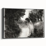 Mystical Impressionism Wall Art - A Bather by Camille Pissarro
