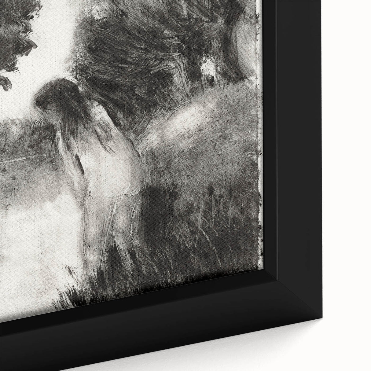 Mystical Impressionism Wall Art - A Bather by Camille Pissarro