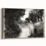 Mystical Impressionism Wall Art - A Bather by Camille Pissarro