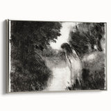 Mystical Impressionism Wall Art - A Bather by Camille Pissarro