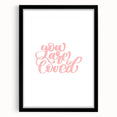 You Are Loved Girls Room Wall Art – Nursery and Kids Decor