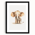 Adorable Baby Elephant Nursery Wall Art - Baby Room Decor Print