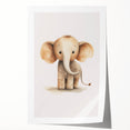 Adorable Baby Elephant Nursery Wall Art - Baby Room Decor Print