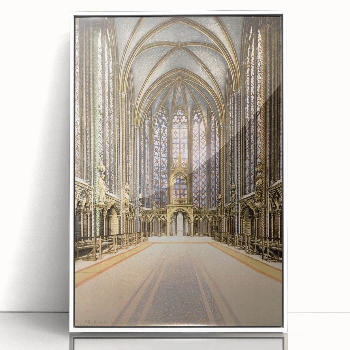 Medieval Wall Art - Gothic Sainte-Chapelle Interior Historic Print
