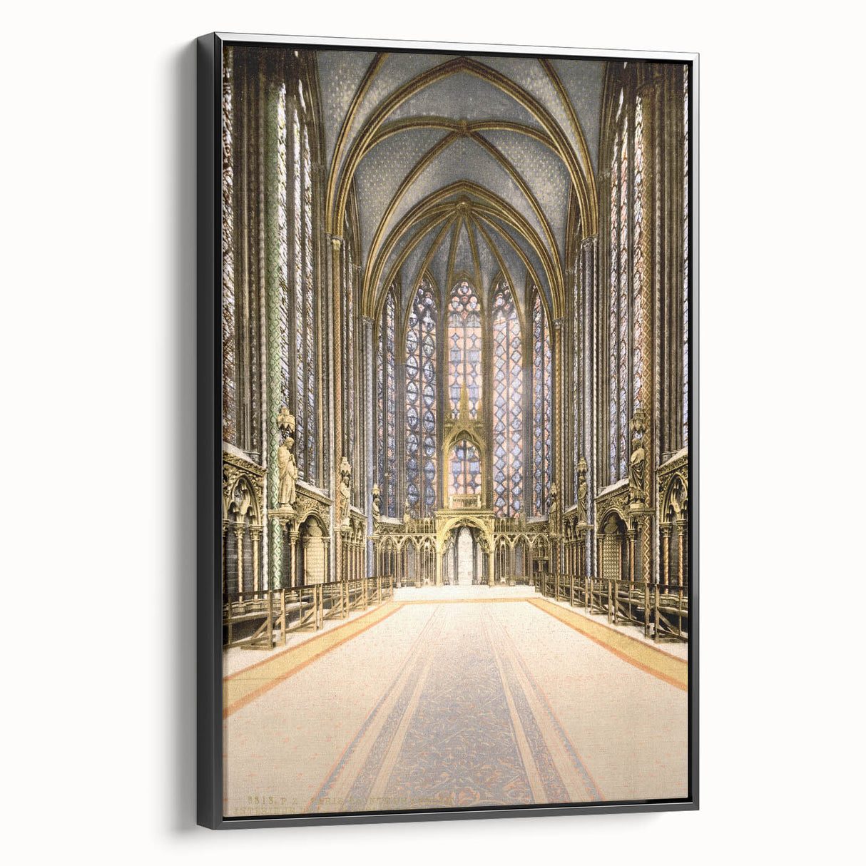 Medieval Wall Art - Gothic Sainte-Chapelle Interior Historic Print