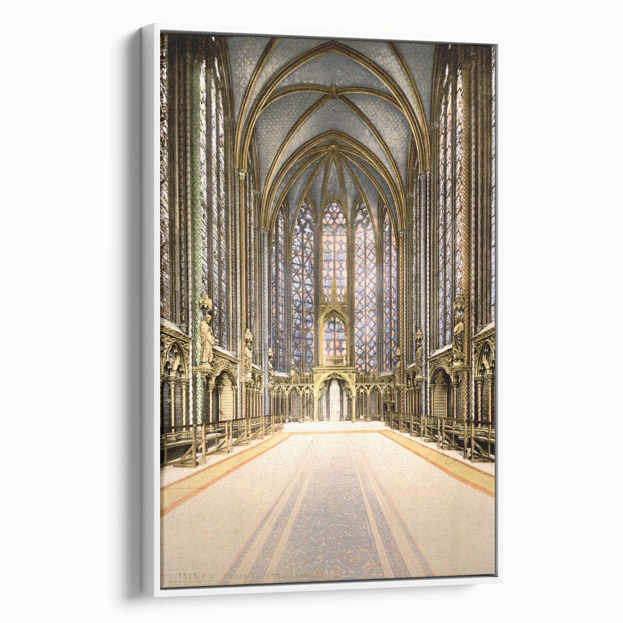 Medieval Wall Art - Gothic Sainte-Chapelle Interior Historic Print