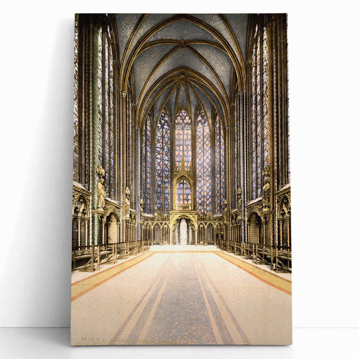 Medieval Wall Art - Gothic Sainte-Chapelle Interior Historic Print