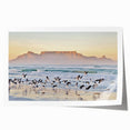 Extra large rolled print of a South African landscape featuring vibrant greenery and floral elements.