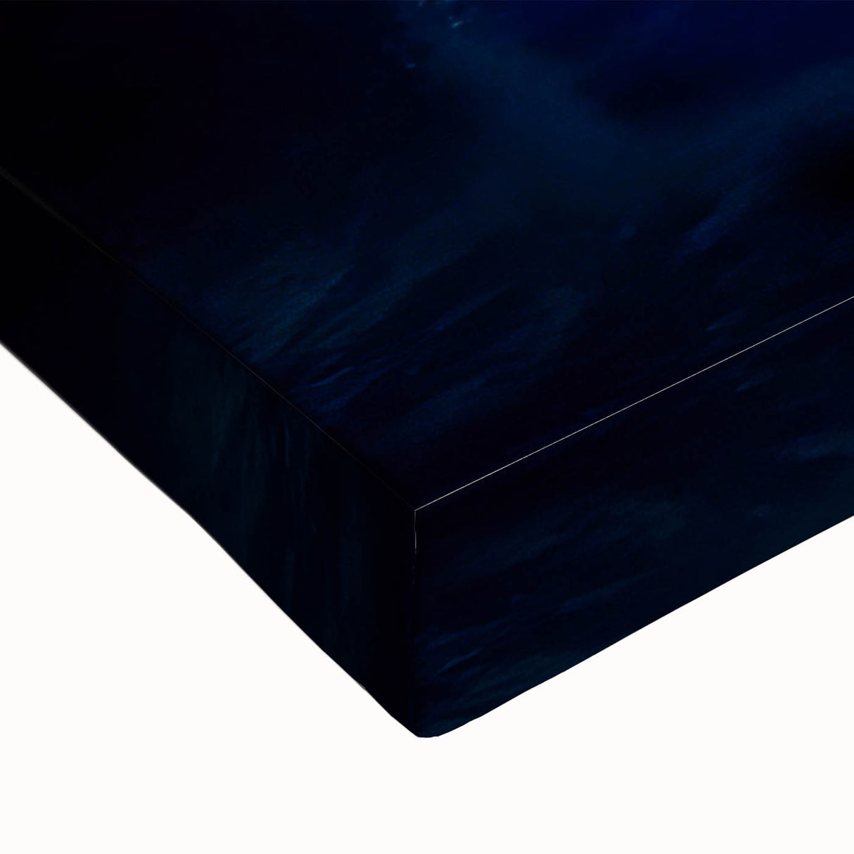Black and white landscape art painting of Antarctica on stretched canvas, suited for bedroom wall decor.