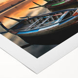 Art deco poster of a serene Myanmar landscape, featuring muted earth tones on rolled canvas, suited for dining room decor.