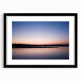 Colorful abstract art print of a textured Asian landscape in vibrant hues, framed with a black mat.