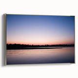 Framed canvas depicting a serene Nepalese landscape with colorful art in a vintage poster style, suitable for a living room.