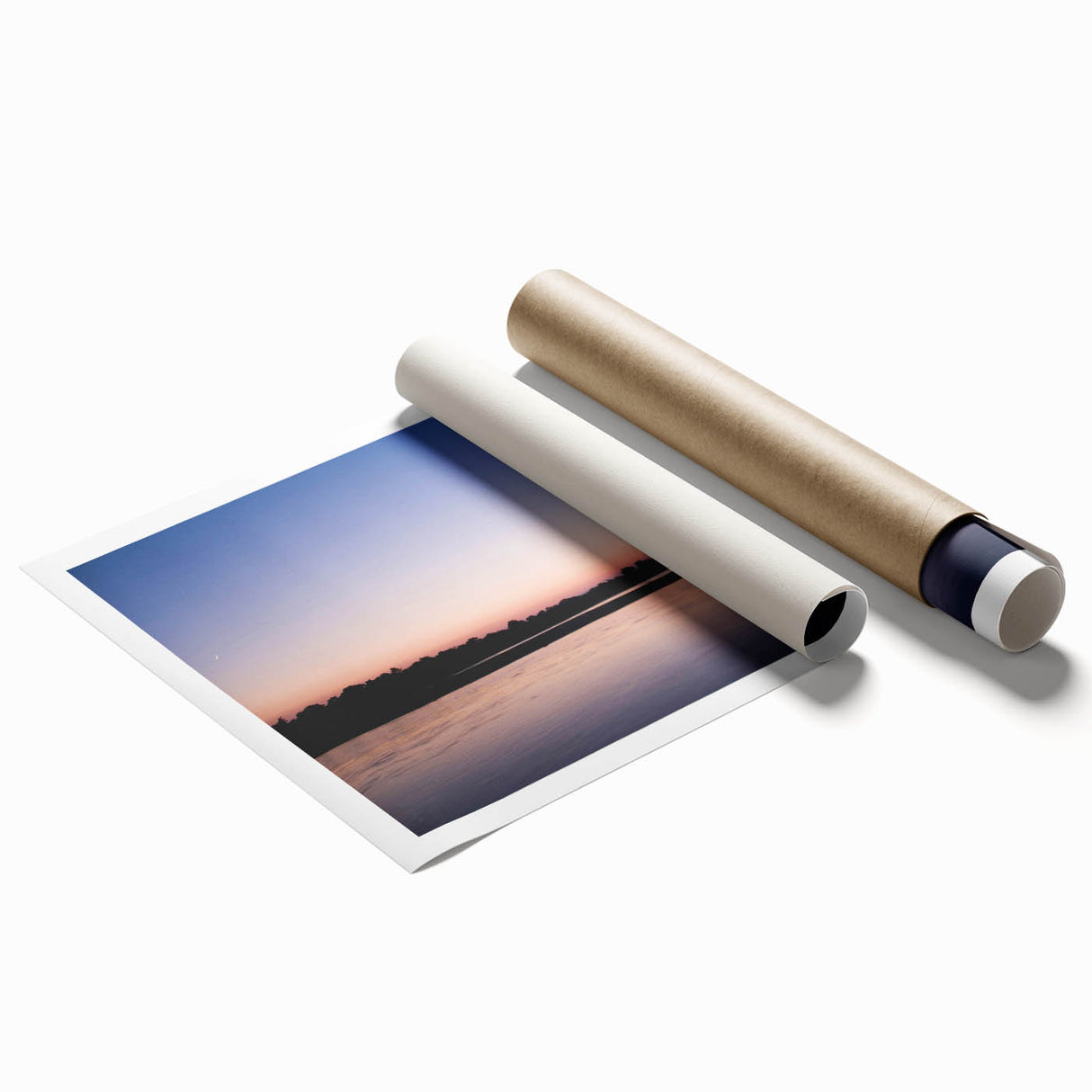Extra large wall art featuring a serene Nepalese landscape in muted earth tones on a rolled canvas.