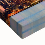 Black and white landscape art painting of Ontario scenery on stretched canvas, ideal for bedroom wall art.