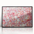 Large abstract wall art featuring Caribbean scenery in acrylic, framed in black, ideal for modern living room decor.
