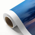 Art Deco style poster of Caribbean scenery on rolled canvas, ideal for nursery wall art.