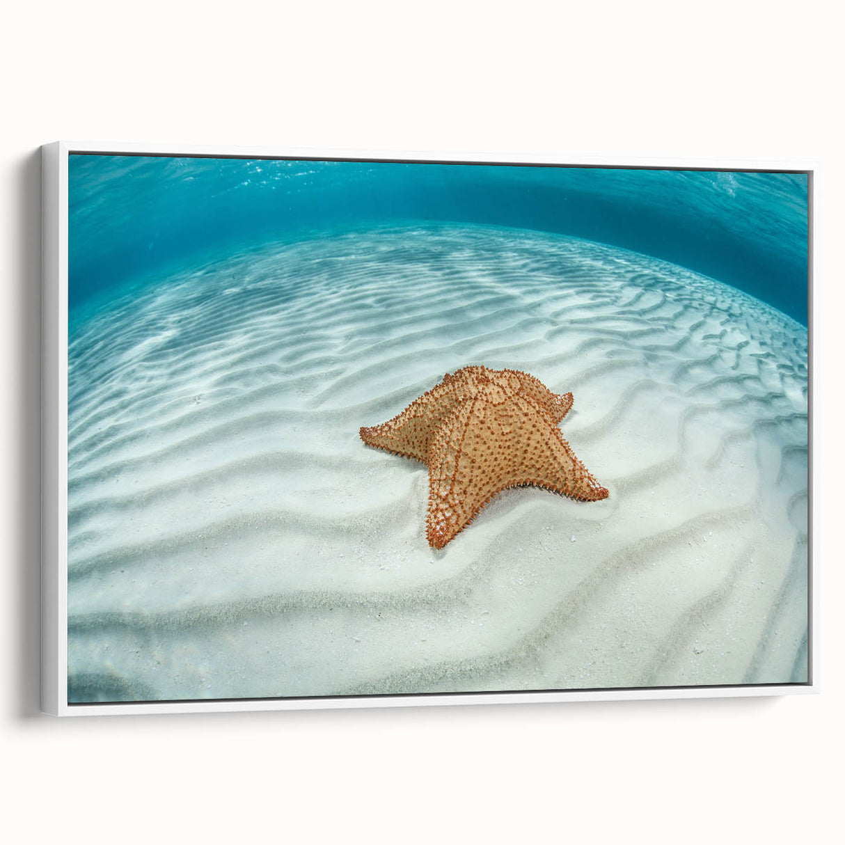 Vintage poster art of the Caribbean Virgin Islands on a framed canvas, featuring vibrant colors, ideal for living room decor.