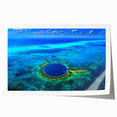 Extra large rolled print depicting a vibrant, floral Central American landscape, ideal for art wall dining room.