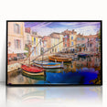 Large abstract wall art depicting the Provence landscape in muted earth tones on a framed acrylic.