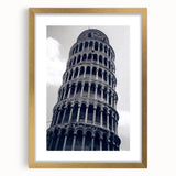 Abstract art print of the Pisa landscape in muted earth tones on a framed canvas, suitable for dining room decor.