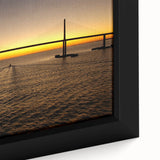Extra large black wall art featuring a textured depiction of St.