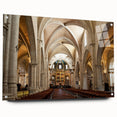 Acrylic print of a European scenery, featuring Valencia in muted earth tones, suitable for bedroom or dining room decor.