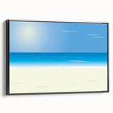 Black and white landscape art painting of Acapulco on framed canvas, ideal for bedroom wall decor in vintage poster style.