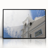 Large abstract wall art depicting Cabo San Lucas scenery in vibrant colors on a framed acrylic.