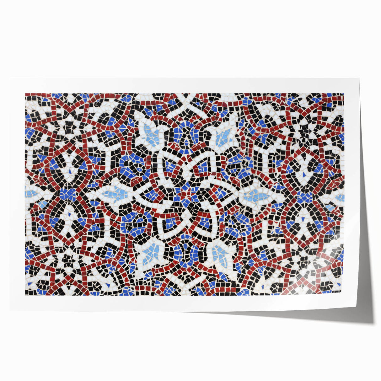 Extra large rolled print of a Middle Eastern Qatar scenery with muted earth tones, ideal for art wall dining room.