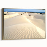 Framed canvas depicting a vintage-style Yemen landscape in muted gold and black tones, suitable for bedroom wall art.