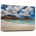 Acrylic print of a Bolivian landscape in muted earth tones, ideal for dining room decor.