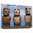 Acrylic print of a large abstract depiction of a South American landscape, with vibrant earth tones.