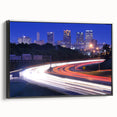 Black and white framed canvas of an Alabama landscape, featuring vintage poster art style, ideal for bedroom decor.